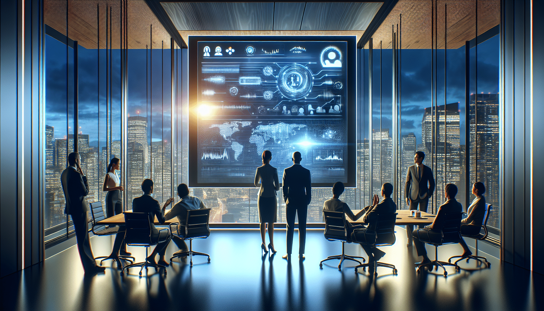 Visual representation of AI-powered translation's impact on global communications.