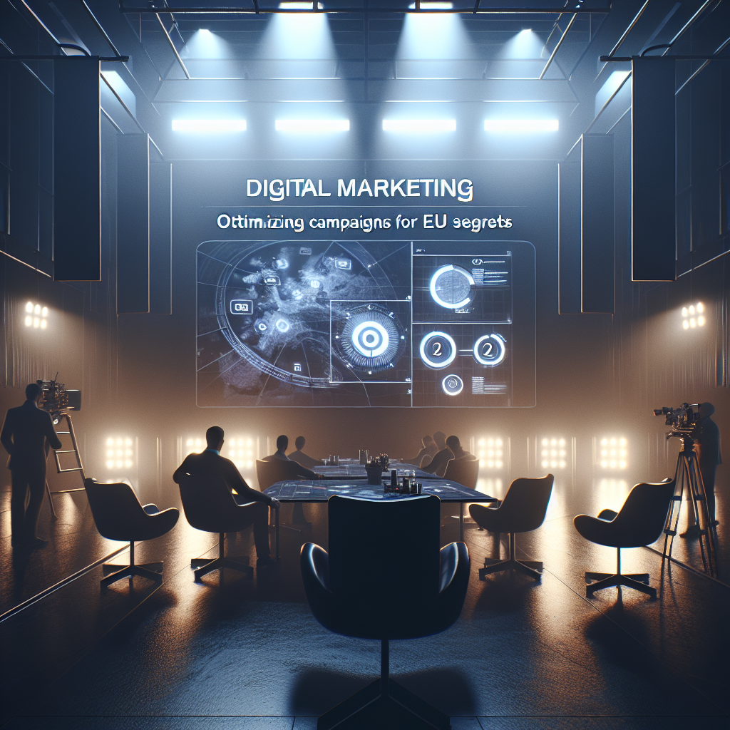A digital marketing campaign targeted at European markets, showcasing strategy and analytics.