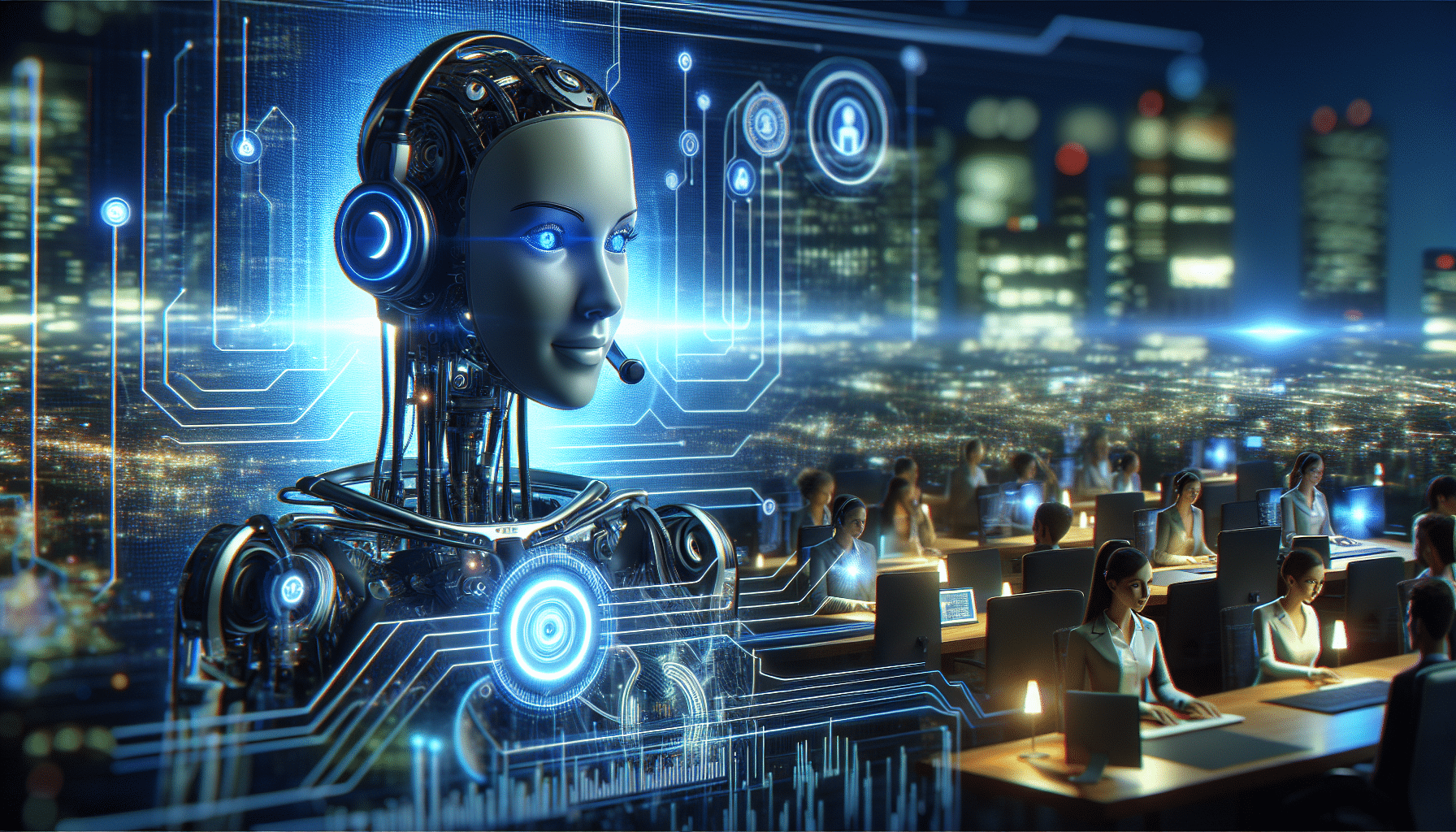 AI technology used in multilingual customer support environments.