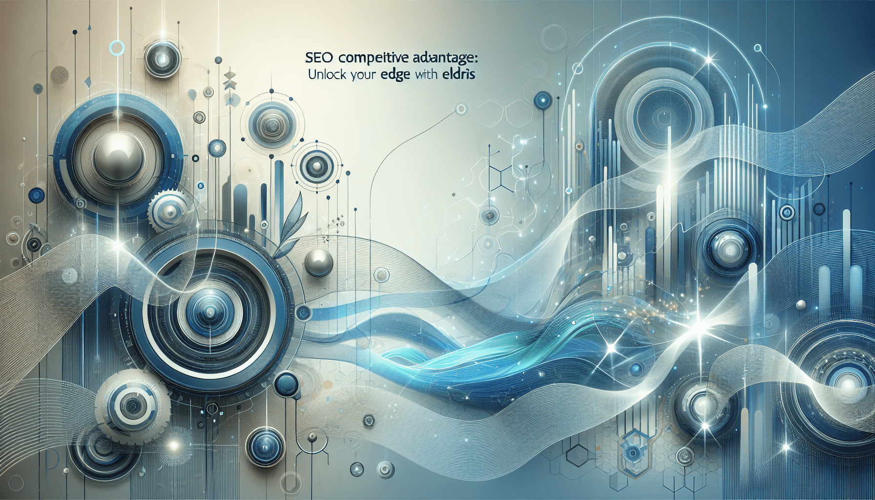 AI-powered dashboard visualizing real-time SEO competitive edge insights gained through Eldris automation.