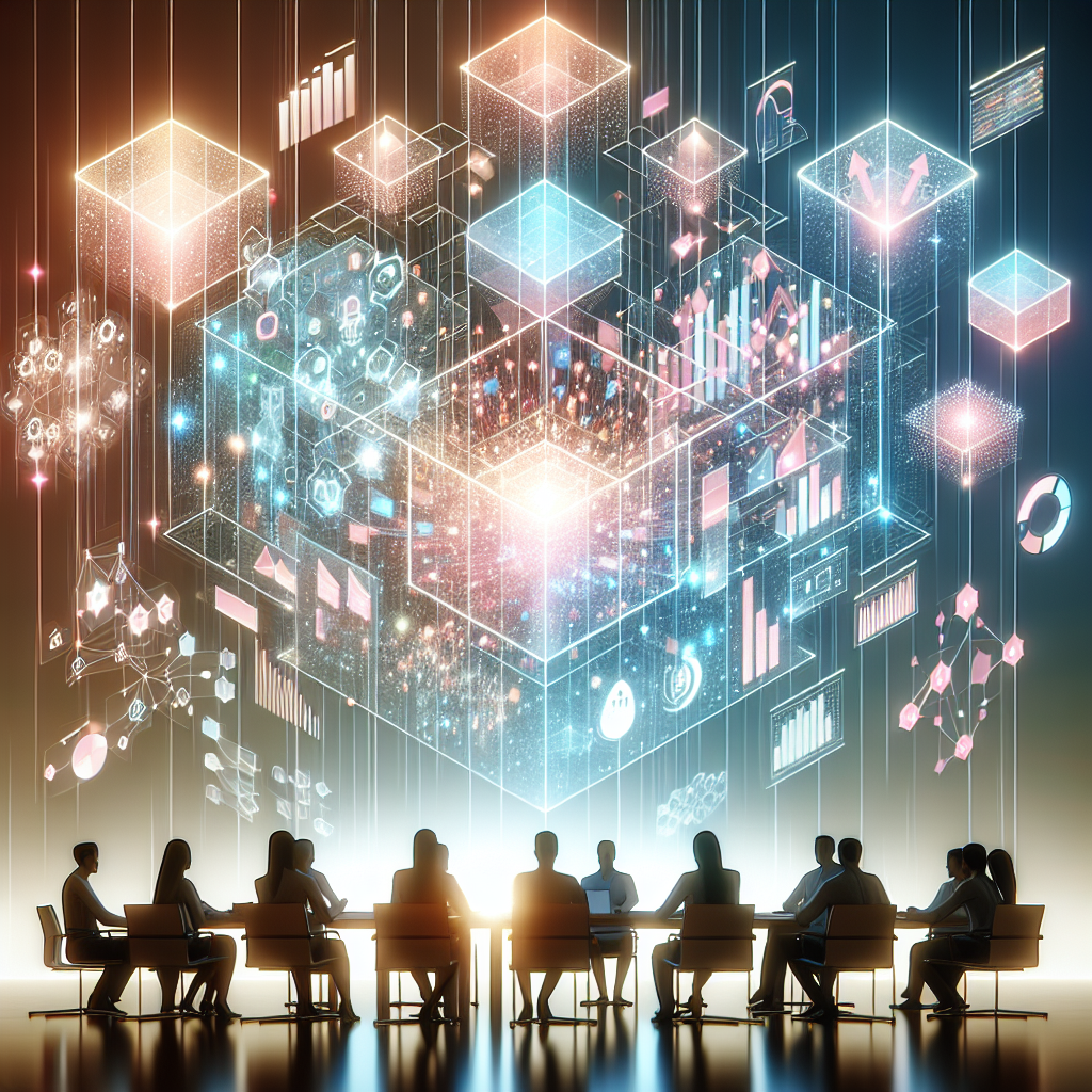 Team using AI-powered Eldris tools to implement a holistic digital marketing strategy across platforms and channels.