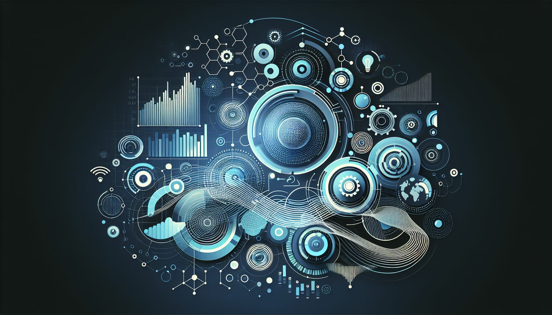 Illustration representing SEO automation transforming international brand workflows with AI across global markets.