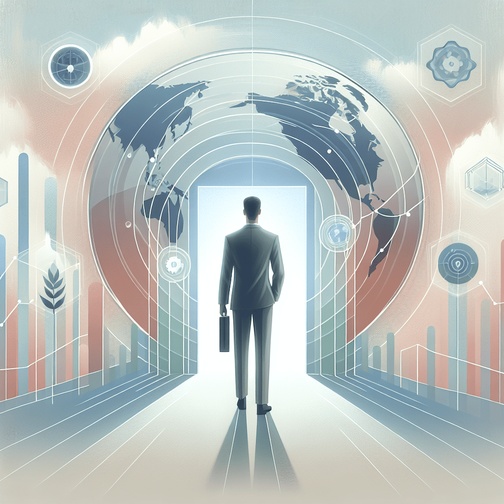 A modern illustration showing international business growth through automated compliance and conversion optimization using Eldris.