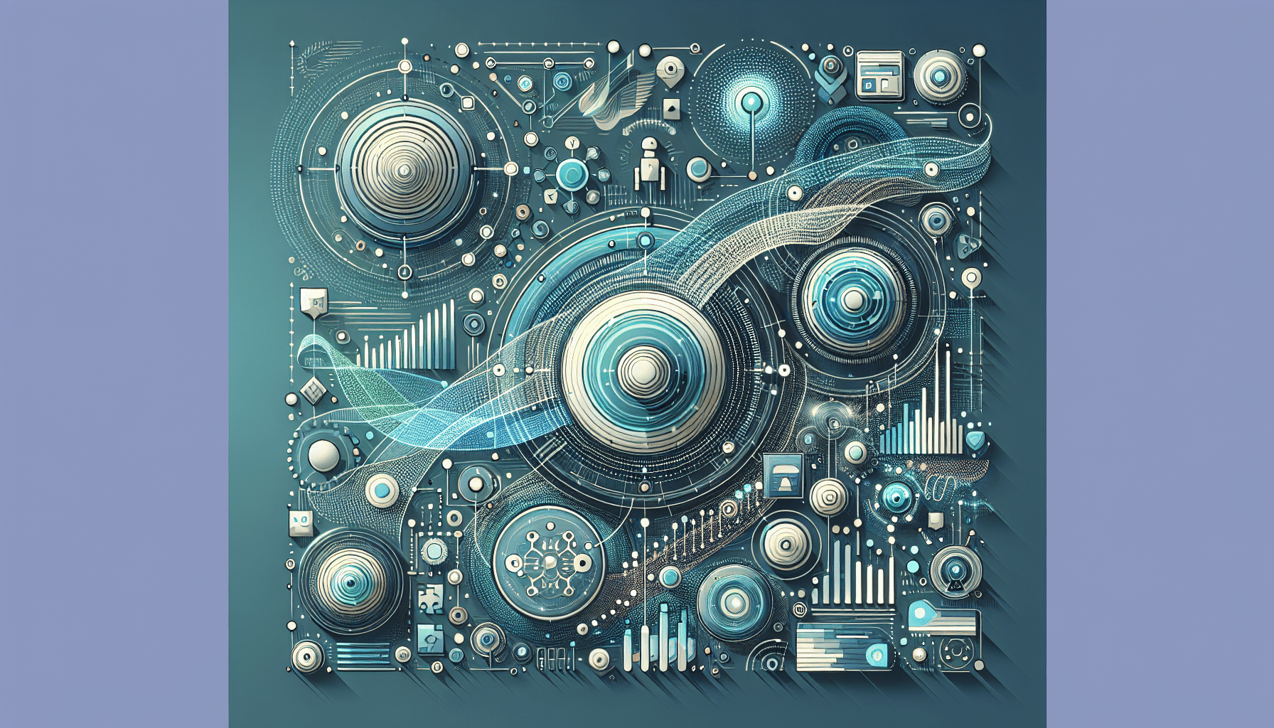 Illustrative image representing the synergy between AI algorithms and SEO automation tools for fast-growing digital businesses.