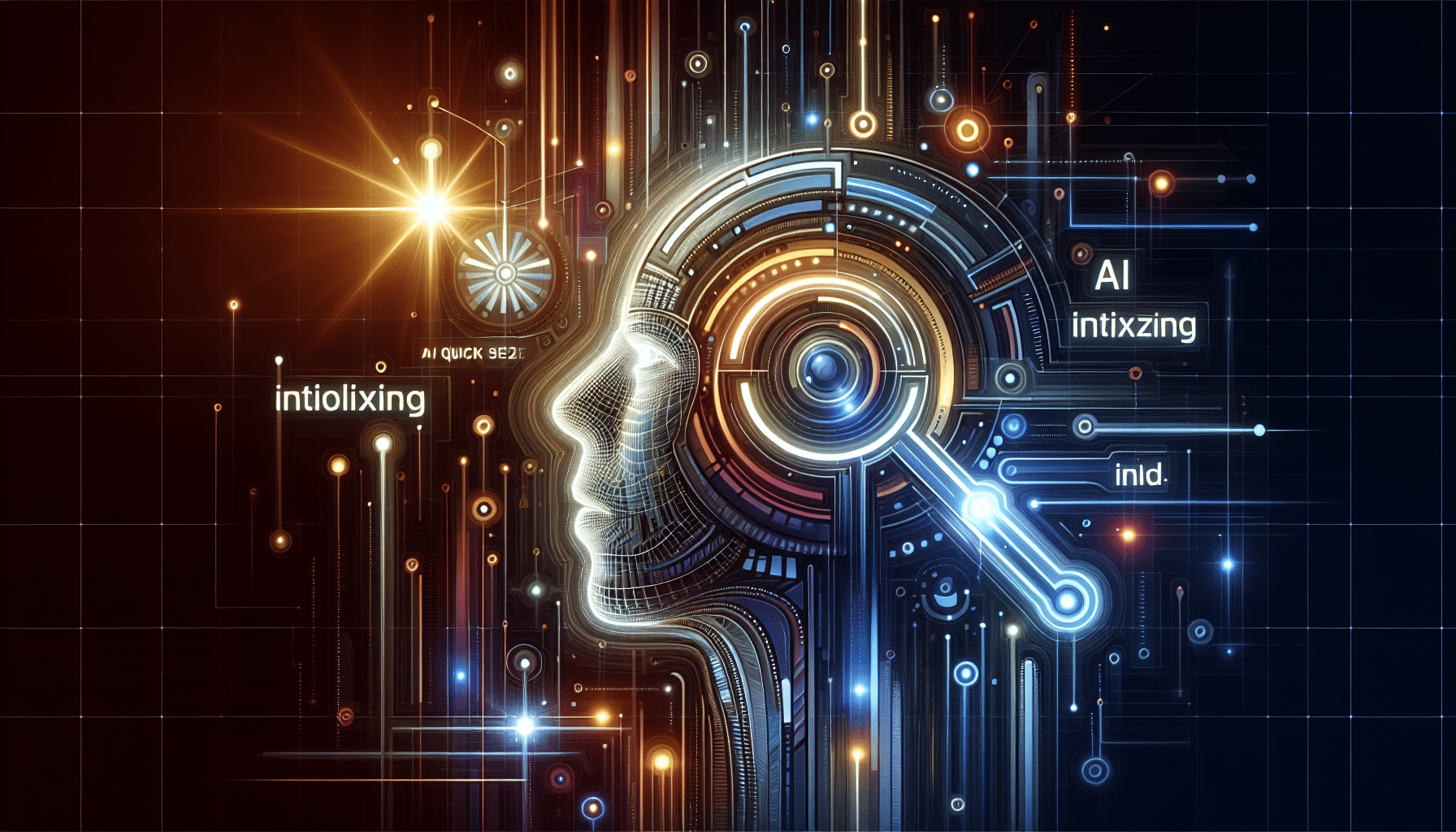 Illustration showing AI technology accelerating the indexing of website content into Google search in 2025.