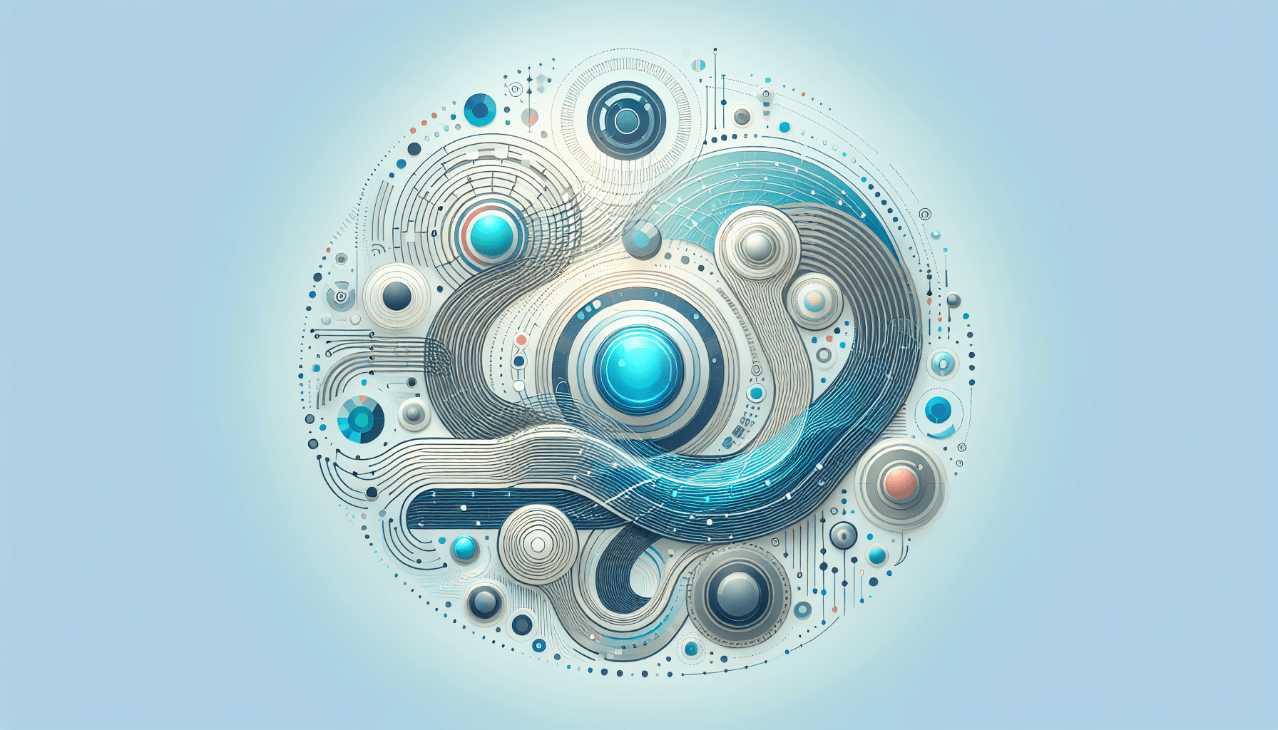 Visual representation of AI-enhanced user experience driving personalization and real-time user engagement metrics.