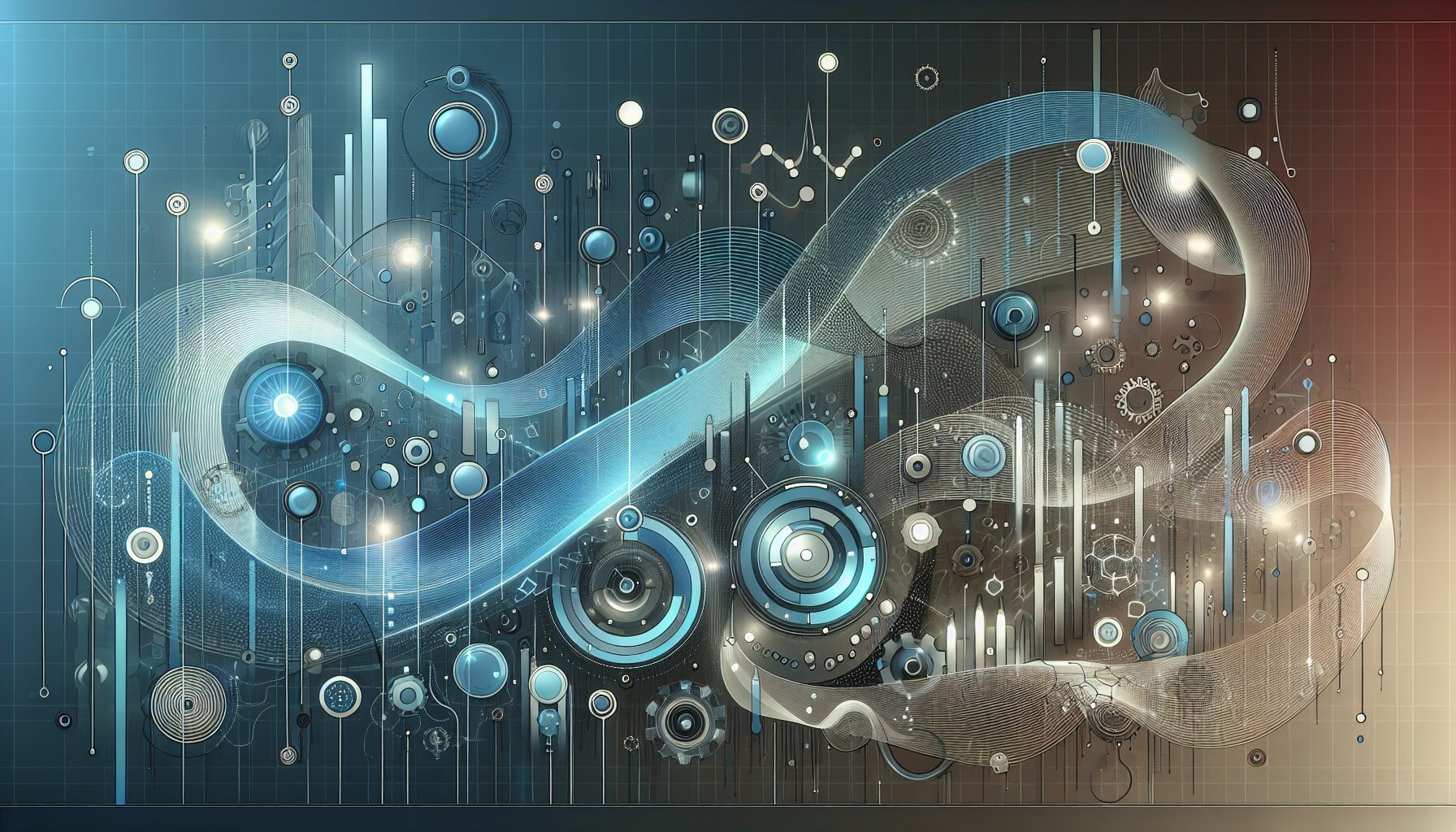 Visual representation of scaling your marketing efforts with automation using AI-powered dashboards, global metrics, and digital campaign flows.