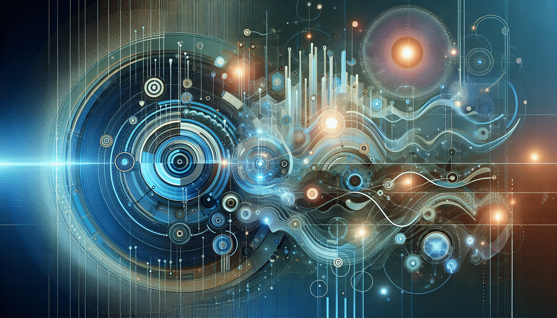 Illustration depicting an interactive SEO buyer's guide powered by Eldris, emphasizing automation and decision-making.