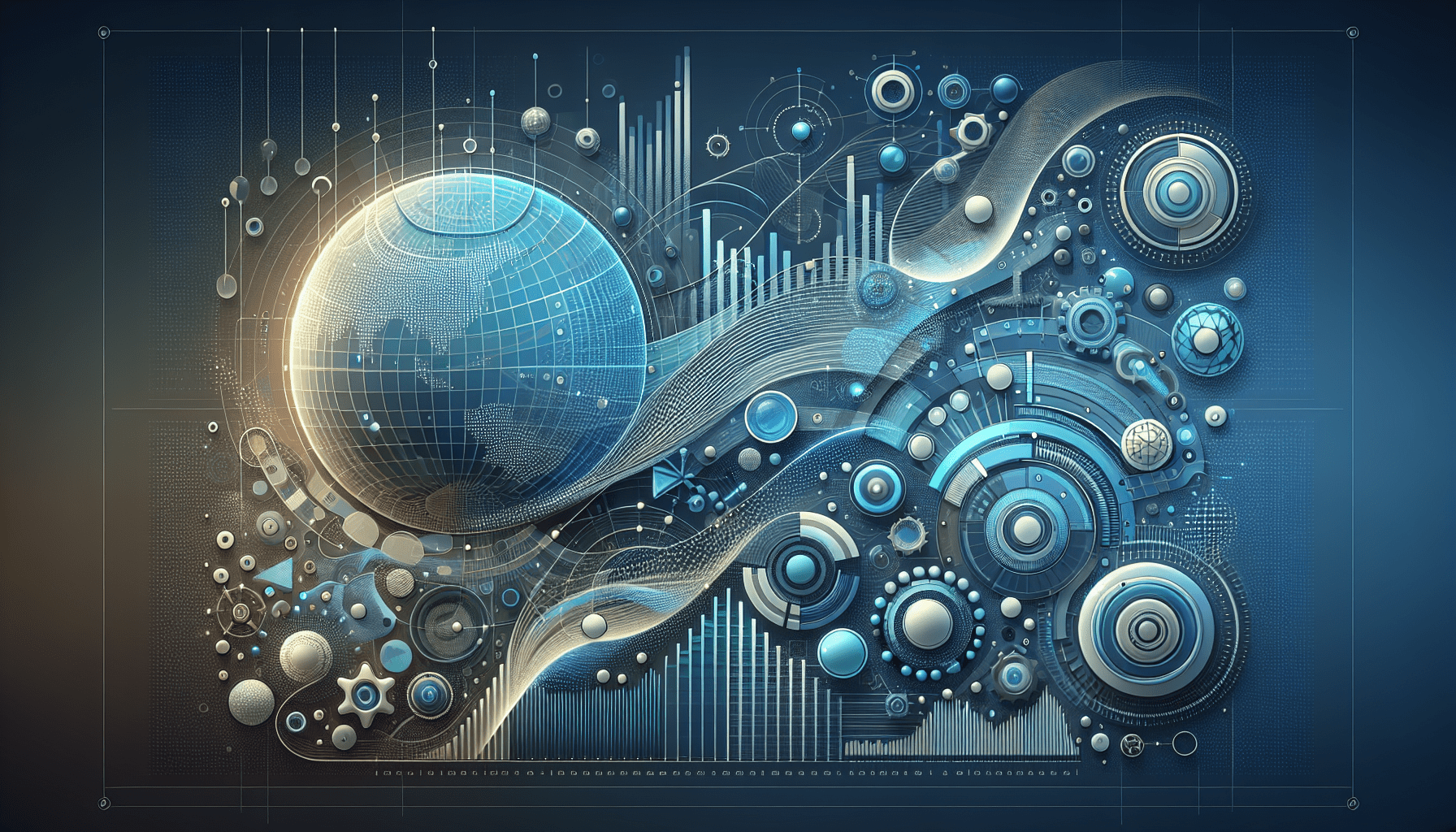Visualization of international SEO strategy with Eldris across country-specific web elements and AI-powered automation.