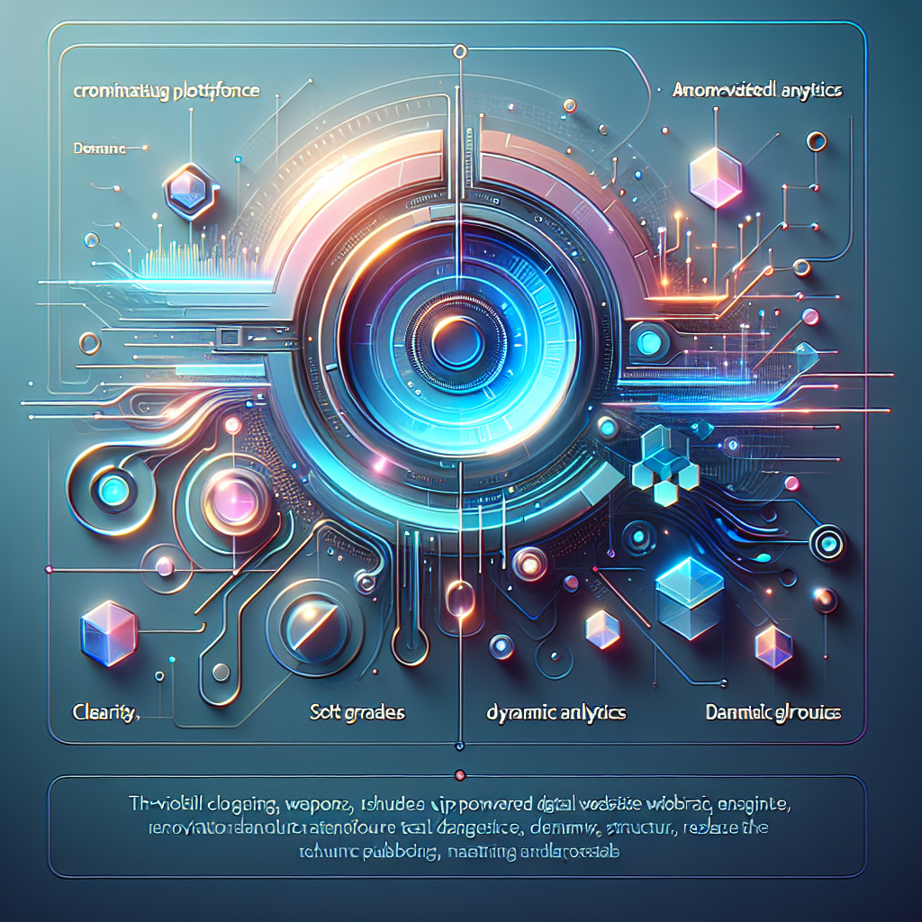 Abstract AI interface displaying graphs and dashboards, representing the SEO evolution through automation and intelligent algorithms with Eldris.