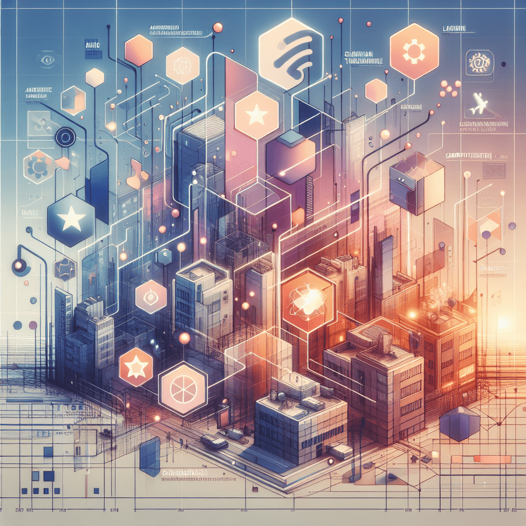 Illustration of AI automation tools aiding with EU market entry, showing localization and SEO capabilities.