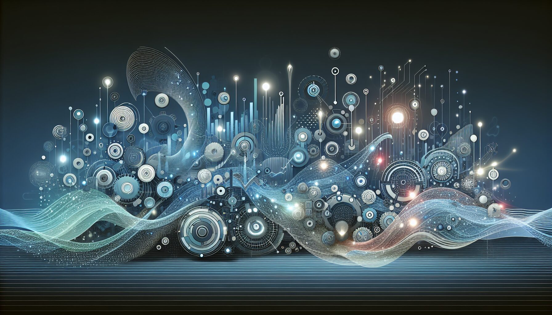 Illustration of Eldris-driven SEO ROI Optimization showing data automation and growth tracking in a modern dashboard.