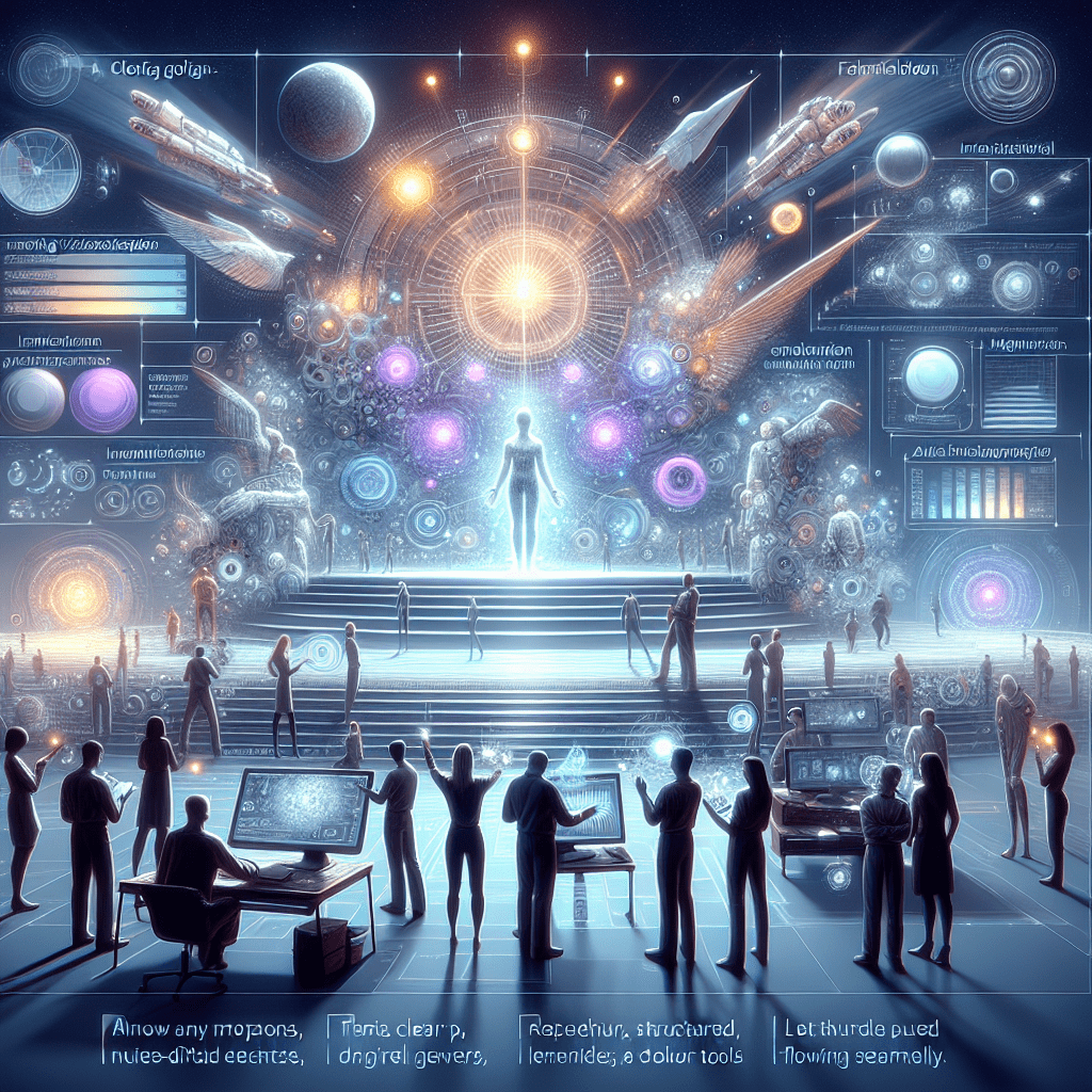 AI in Digital Marketing with Eldris: Team using futuristic analytics tools and SEO dashboards.