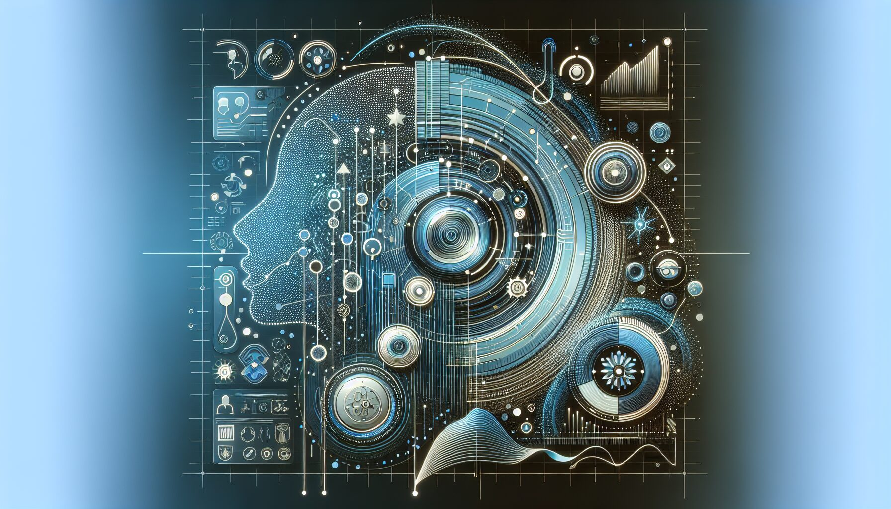 Illustration showing AI reacting to user behavior in real time, concept of real-time engagement powered by Eldris.