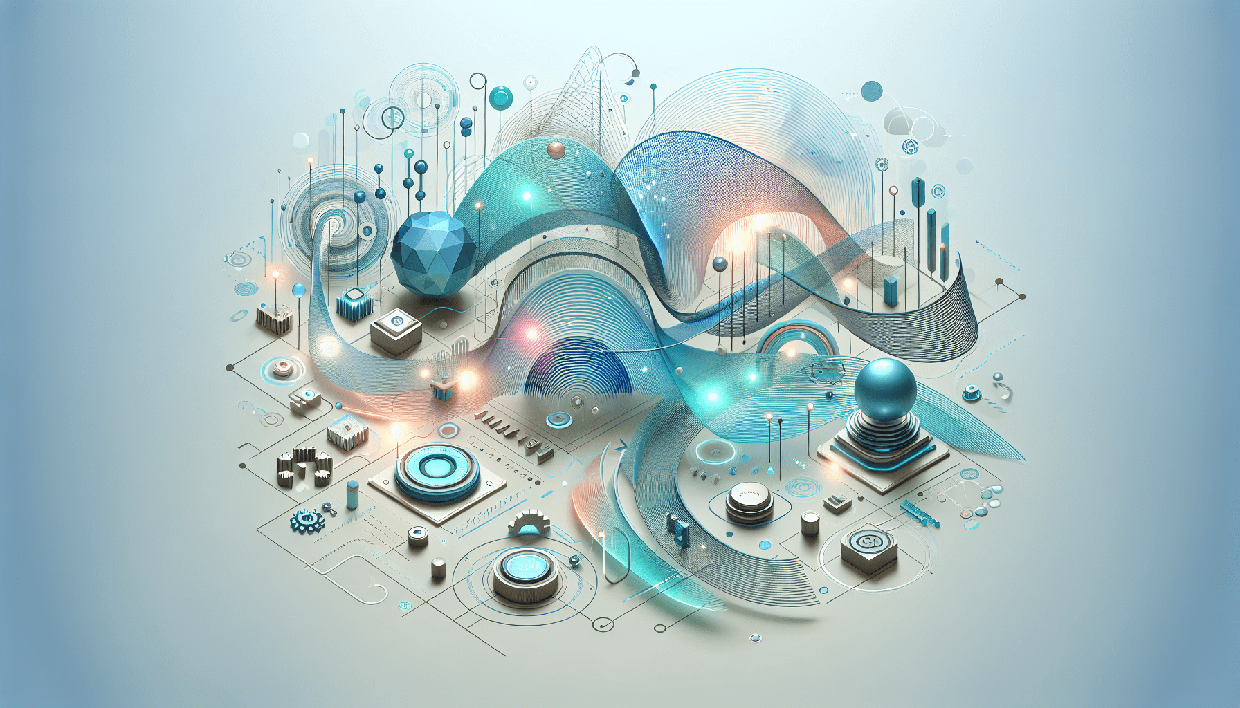 A visual representation of automated SEO in action, showing AI dynamically optimizing search engine results and global targeting.