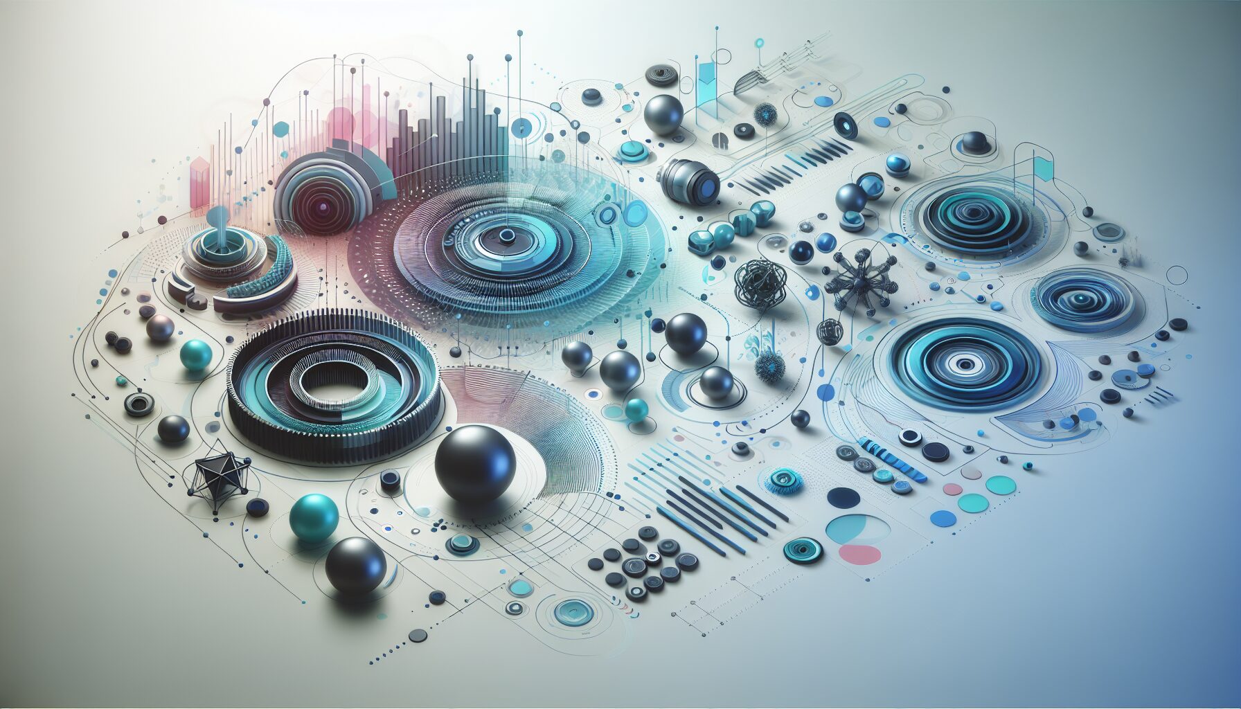 AI dashboard visualising SEO performance across multiple branded domains and languages