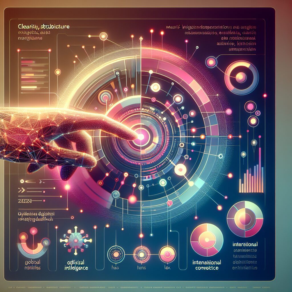 Futuristic dashboard illustrating SEO Automation impact on international marketing with AI and multilingual analytics.