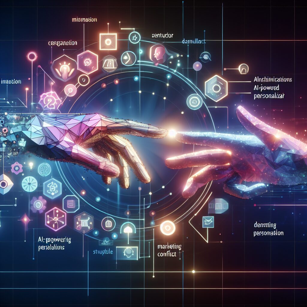 AI User Engagement visual showing smart content personalization across user interfaces using data-driven automation.