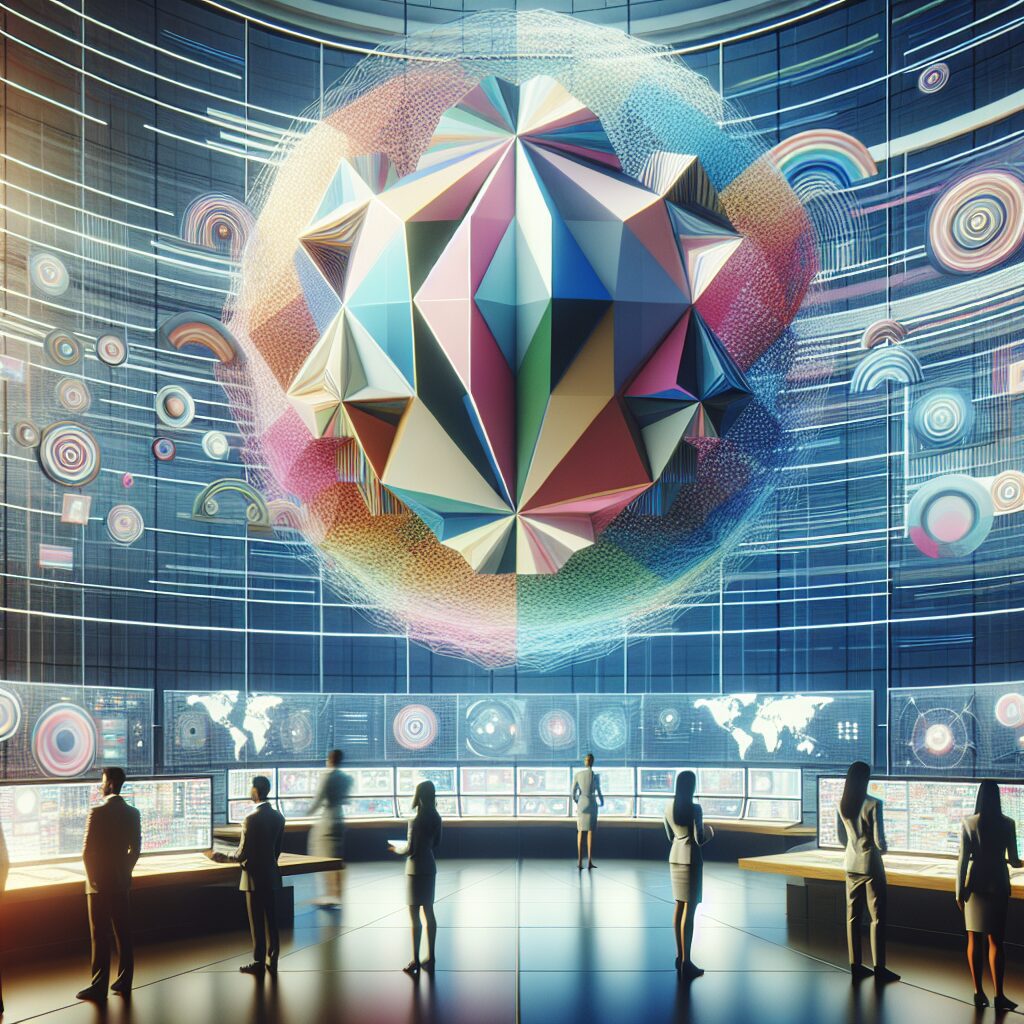 Futuristic workspace showing multilingual site cloning in action with a map of Europe and diverse team reviewing localisation dashboards.